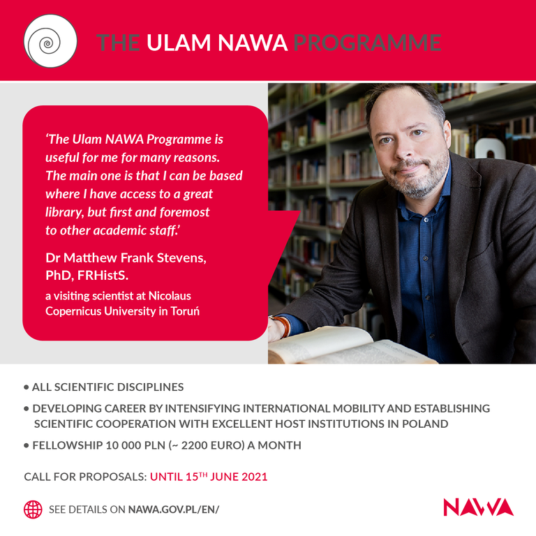 The Ulam NAWA Programme – an opportunity to cooperate with expert researchers - NAWA