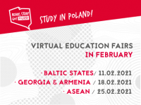 Ready, Study, Go! Poland/ Virtual education fairs by NAWA - luty